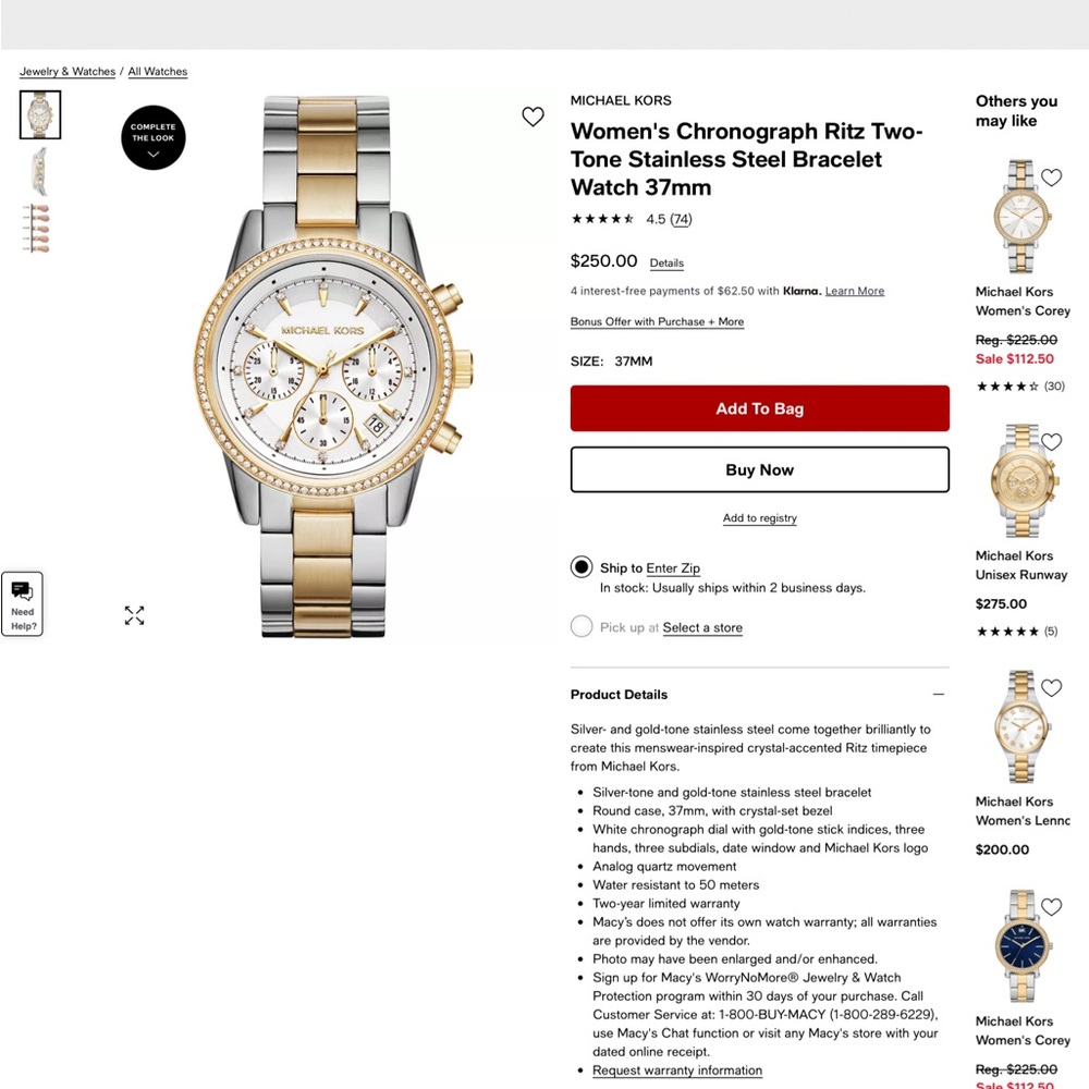 Michael kors watch